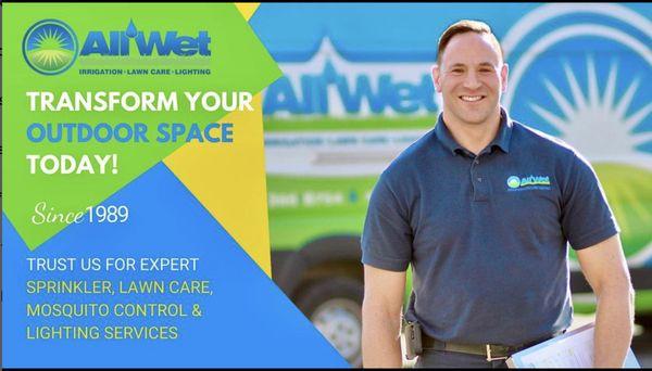 All Wet Irrigation, Lawn Care, & Lighting