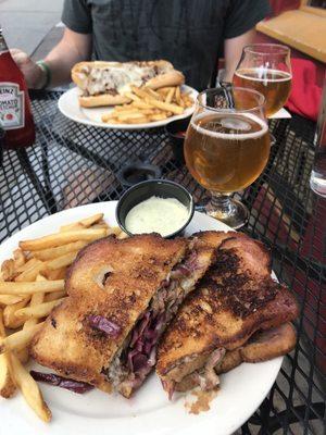 Duck Ruben on the patio!