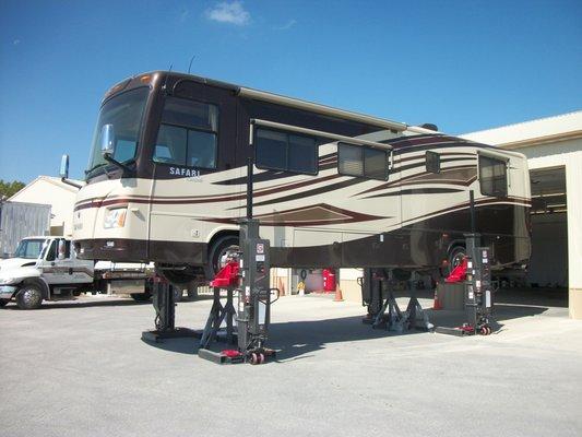 We work on RV'S