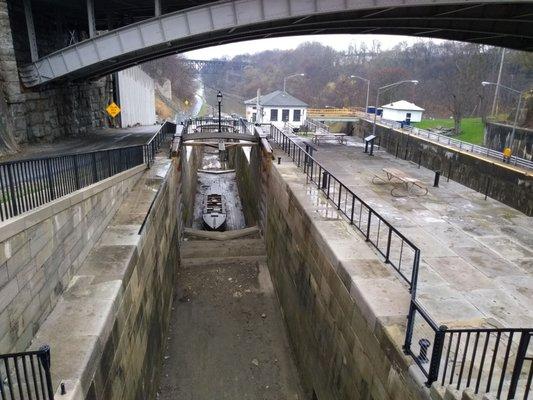 Part of the walking tour of historic Lockport that begins at the Erie Canal Discovery Center.