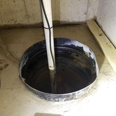 Sump pump not working