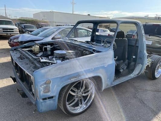 Chevy C10 restoration project in progress!