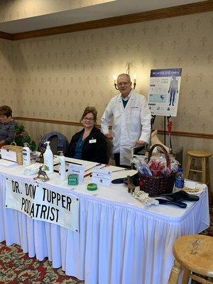 November 2019:
 Dr Tupper and Liz Bradford participated in WTNS's Senior Expo.