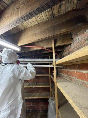 We are proud of our guys for knocking this mold remediation job out of the park!