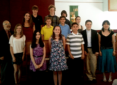 Natick Students getting ready to perform in their Annual Recital. "Those kids really play MUSIC!"