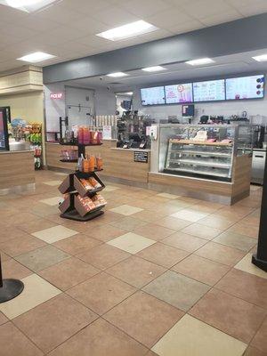 Dunkin inside