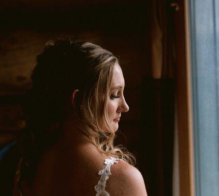 Bride hair and makeup