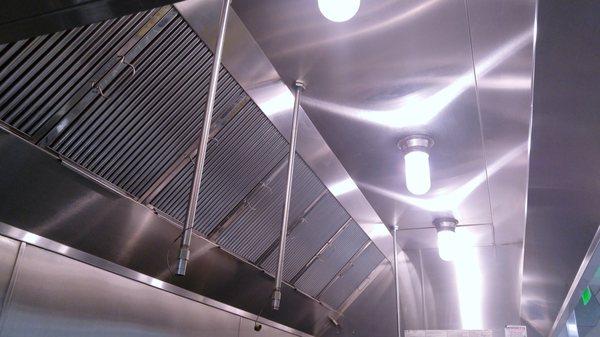 A restaurant kitchen that needed to get cleaned in order to pass a health inspection