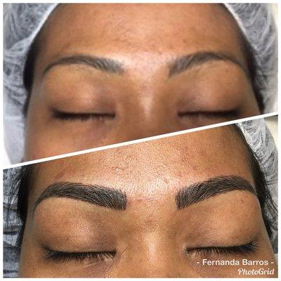 Microblading fixed... old Micropigmentation