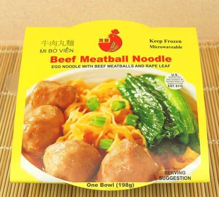 Instant Beef Meatball Noodle