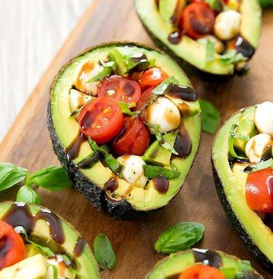 Avocado Caprese! Mmmmm