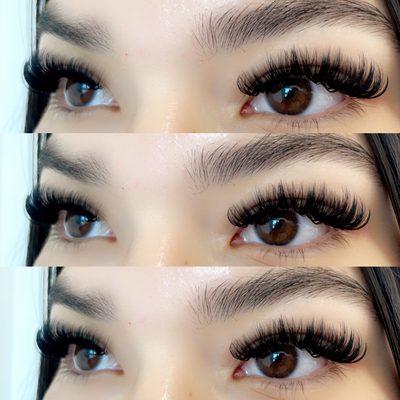 Volume lashes