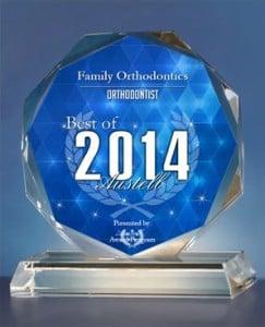 Family Orthodontics Austell named best of Austell 2014!