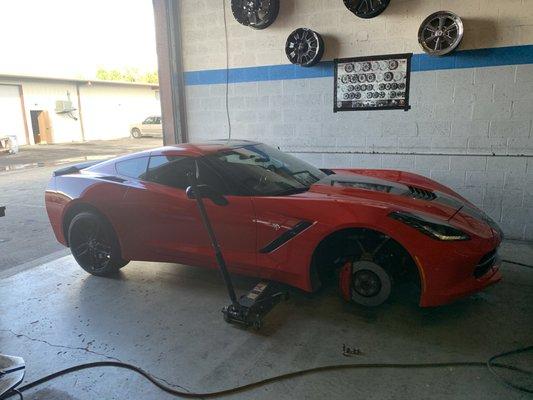 4 new tires for this Corvette