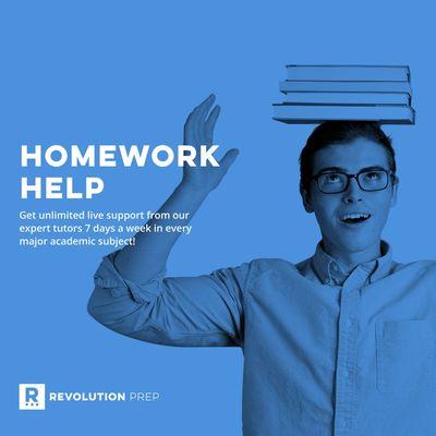 Homework Help | RevolutionPrep.com/homework