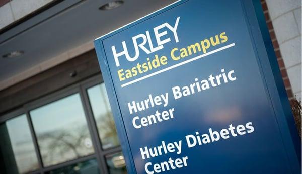 Hurley Bariatric Center Welcome Sign