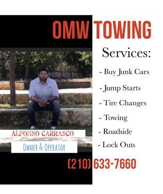 Meet The Owner & Operator of OMW TOWING! & Roadside