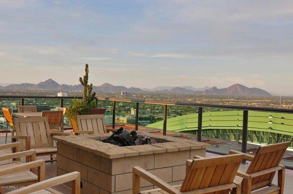 Views from the 23rd Floor of Summit Copper Square across the street from Chase Field!