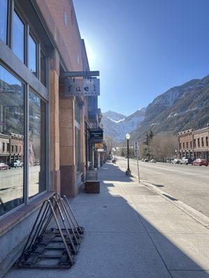 Located on Main Street in beautiful Telluride, Colorado.