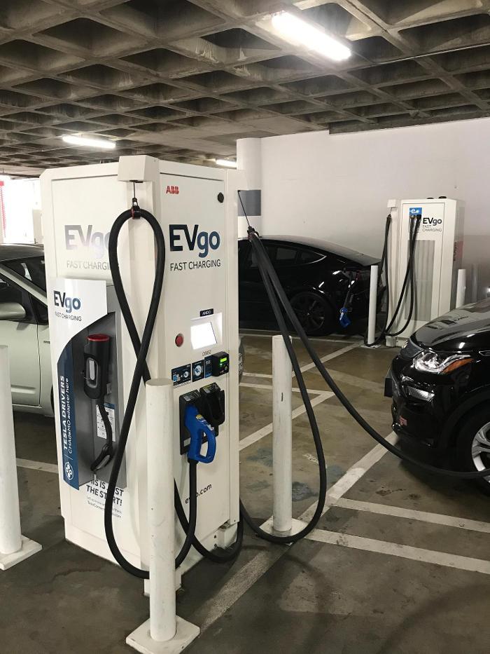 EVgo Car Charging Station