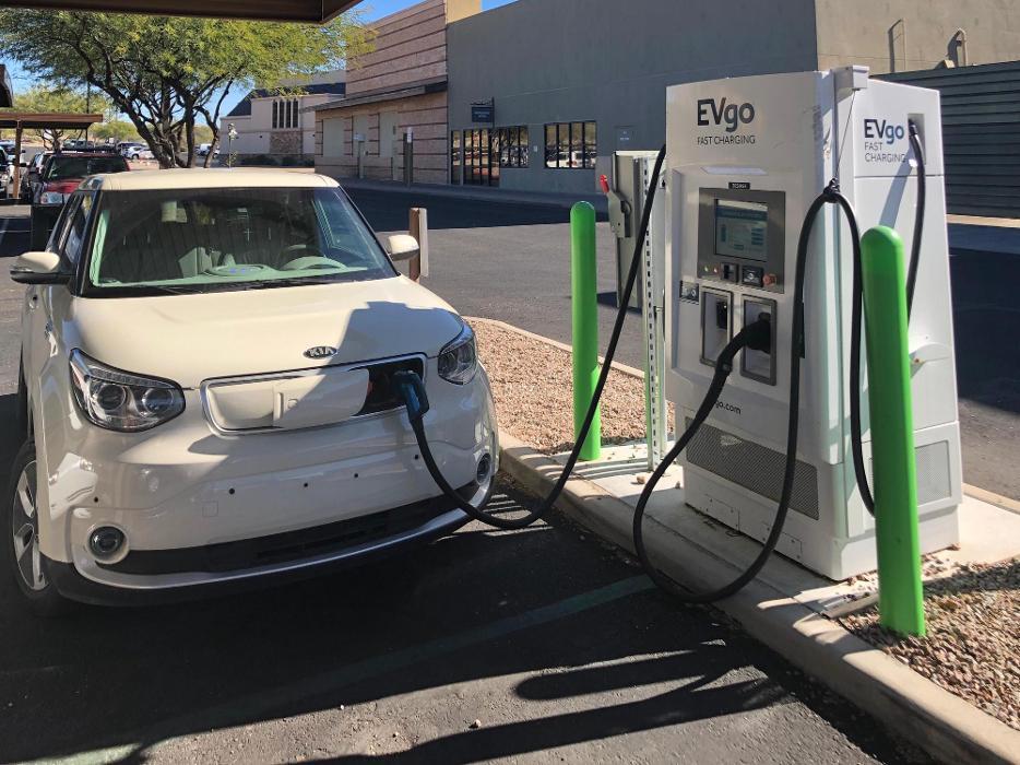 EVgo Car Charging Station