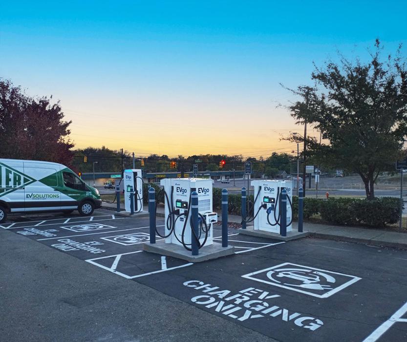 EVgo Car Charging Station